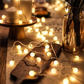 Warm White Fairy Globe String Lights | Yedwo Design